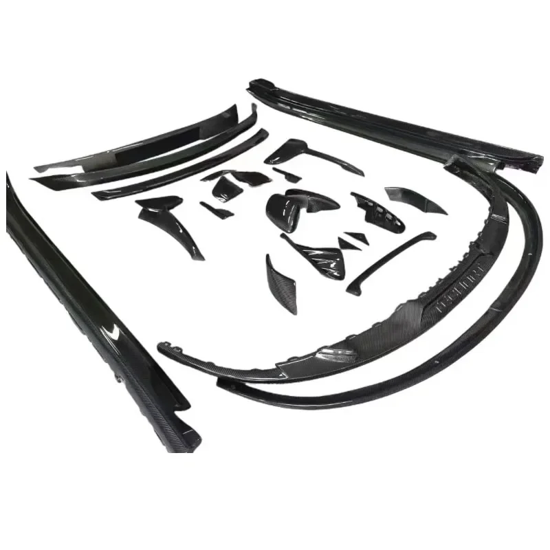 YICKU Высококачественный комплект кузова для Porsche Taycan Upgrade Techart Style Body Kit Передняя