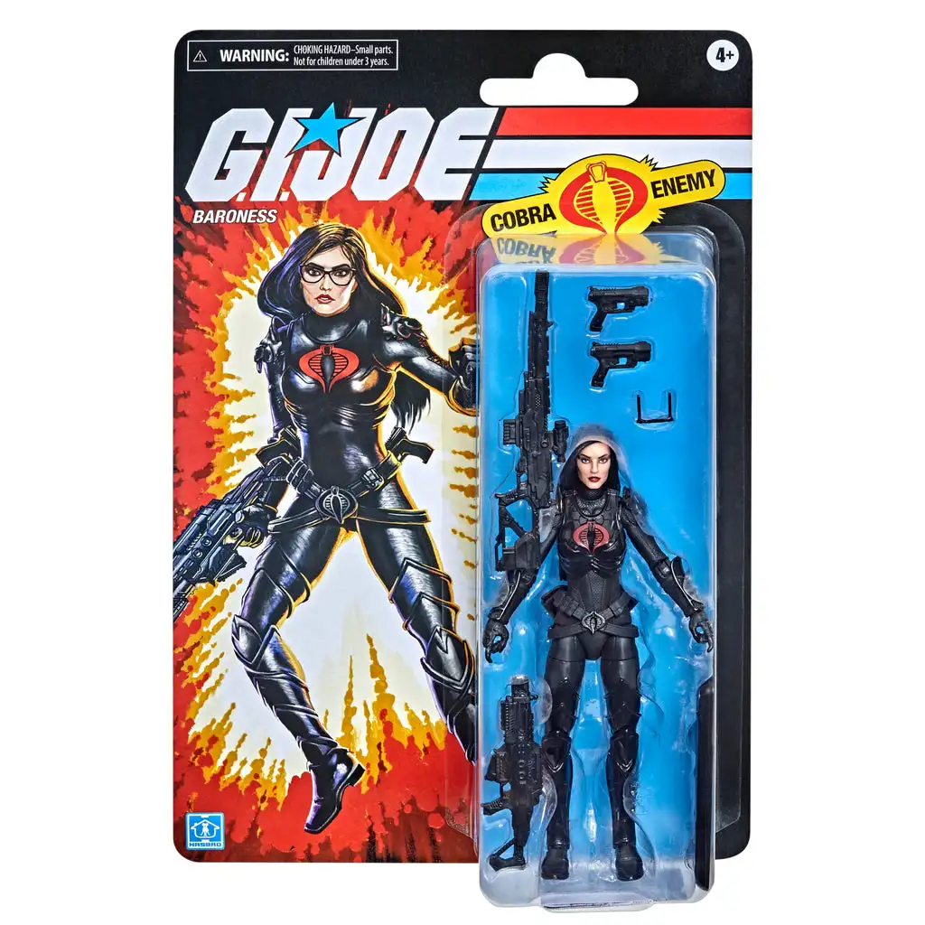 Экшн-фигурка Gi Joe Retro Cobra Baroness Destro Gung Ho 6 дюймов