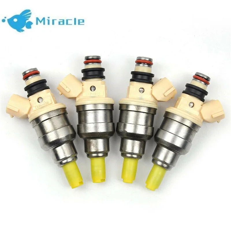 4 шт. 195500-2400 15710-58B00 TURBO 400CC топливный инжектор для MAZDAa RX7 RX8 1 3 FD FC Suzukii Sidekickk X-90 Chevyy