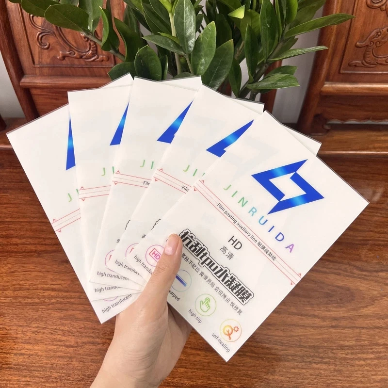 

50 шт. Гидрогелевая защитная пленка HD Blueray матовая пленка из ТПУ против царапин для iPhone Samsung Xiaomi экранная пленка режущая машина