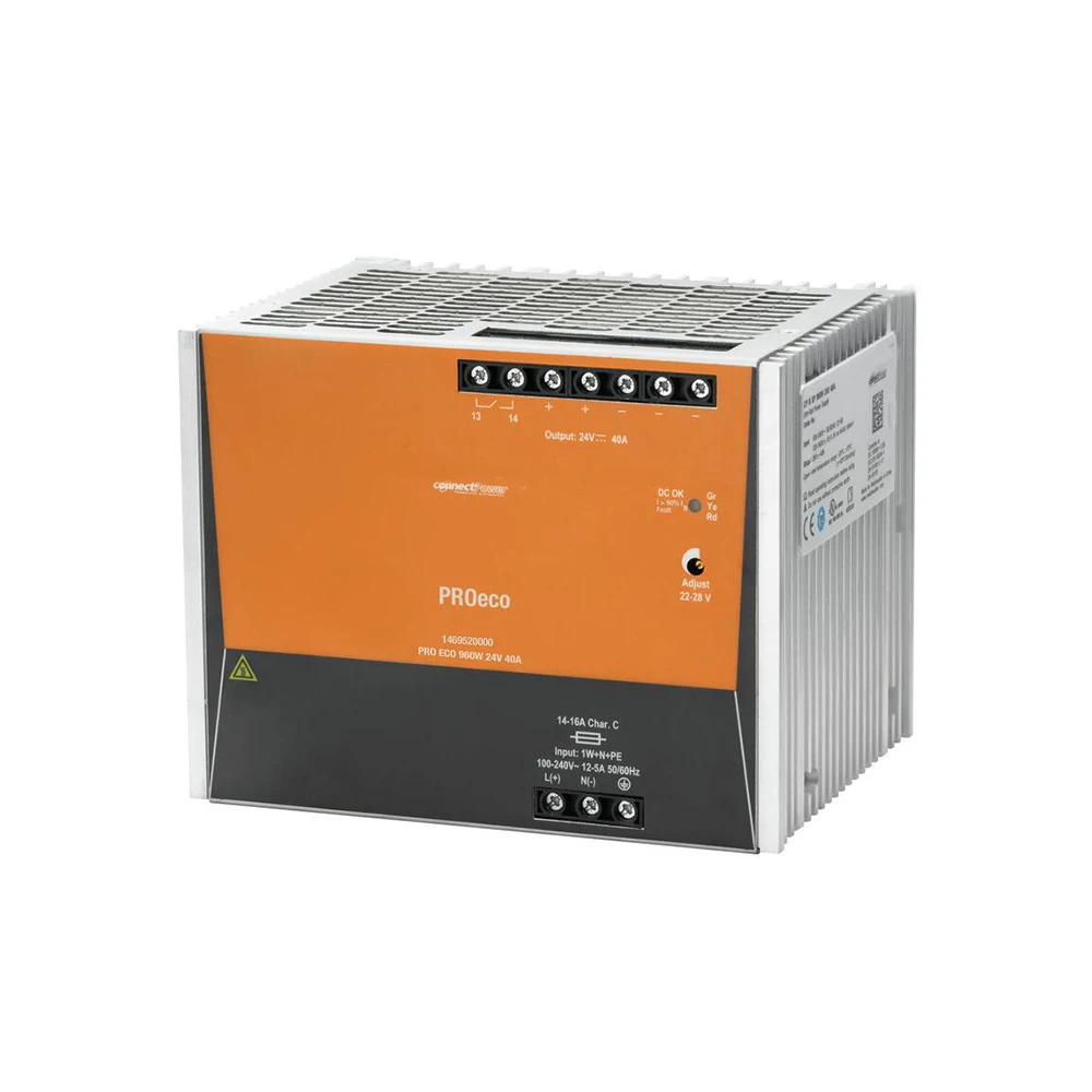 Для импульсного источника питания Weidmuller PRO ECO 960 Вт 24 В 40 А 1469520000