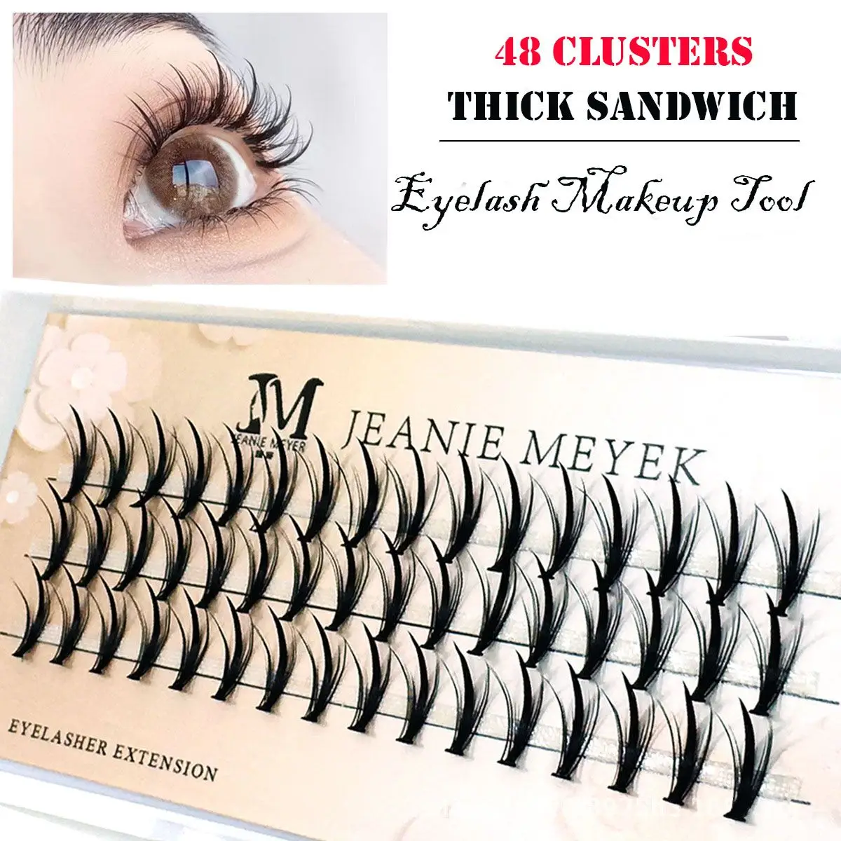 

Инструмент для наращивания глаз, драматические мягкие пушистые натуральные накладные ресницы, отдельные ресницы, плотные ресницы