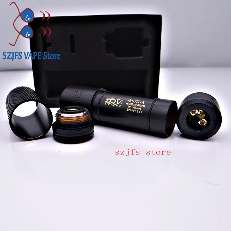 Newest DJV mod vape for 510 Thread Mechanical 18650 20700 battery E Cigarette Mod 25mm diameter Av side mech |
