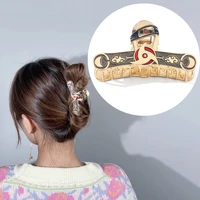 anime naruto hair clips for women girls cosplay fashion metal hair grasp clip crab cross hairpin hairs accessories fans gifts