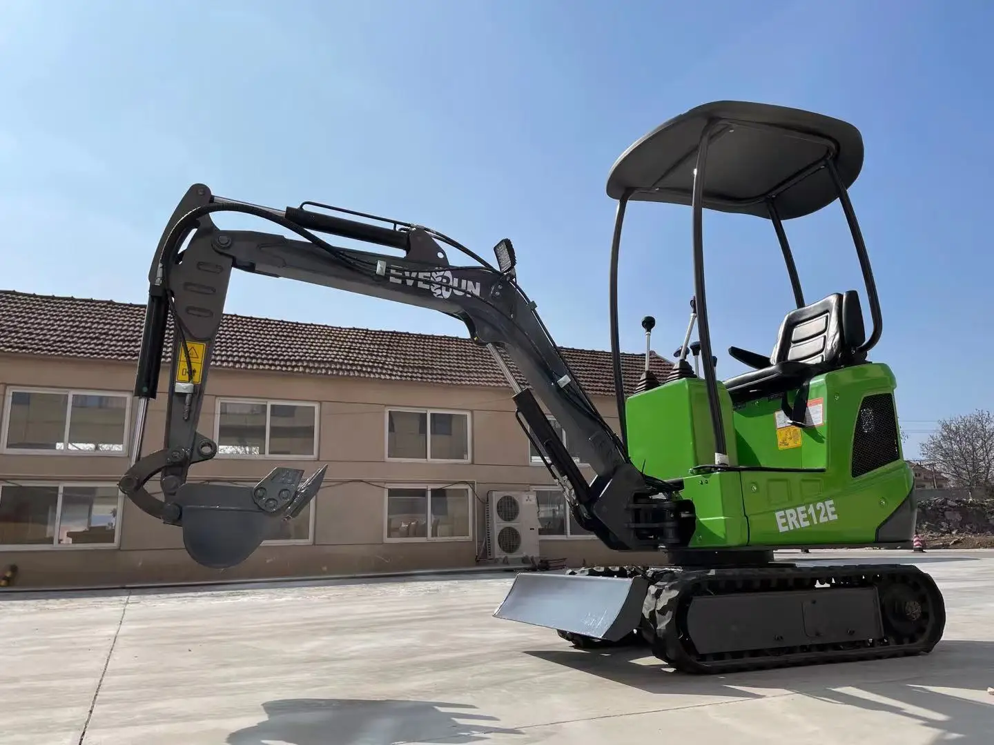 Micro Diggers на гусеничном аккумуляторе EVERUN ERE12E быстрое прикрепление Hine тонн