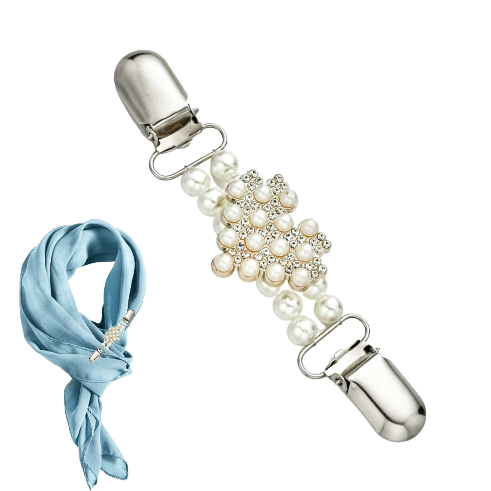 

Beaded Pearl Sweater Clip Dress Shawl Clip For Women Girls Women's Brooches Pins Designed With Different Styles Easy To Match
