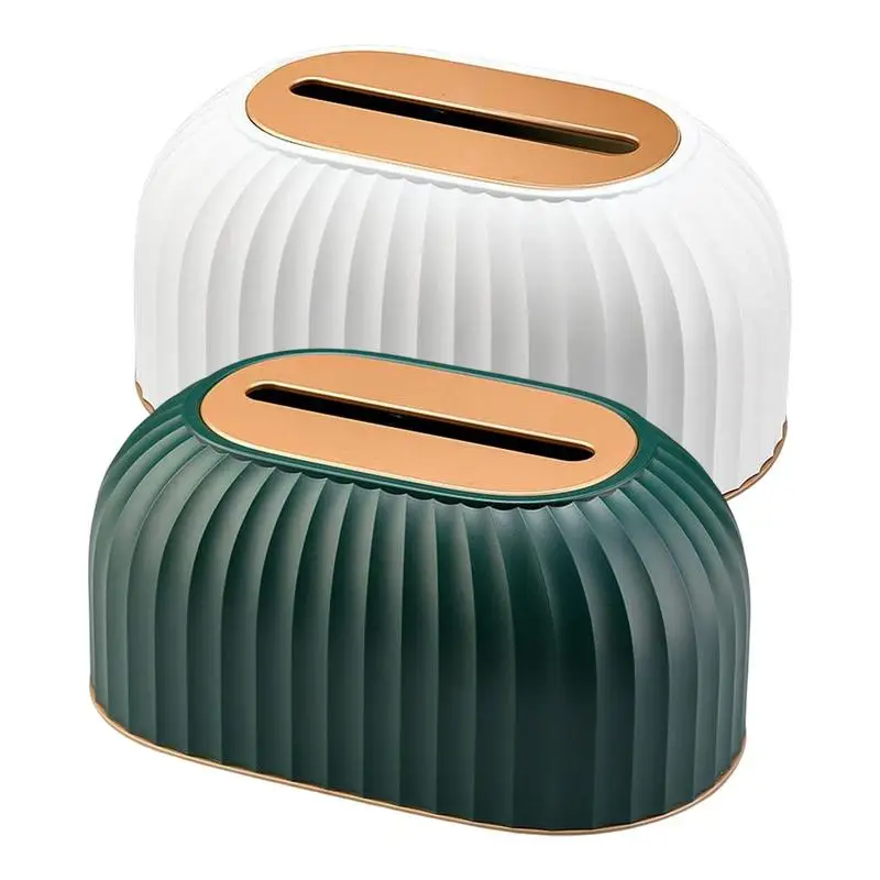 

Контейнер для салфеток, прочный декоративный контейнер для салфеток с милым дизайном, портативный пыленепроницаемый диспенсер для салфеток для лица с нордической полосой
