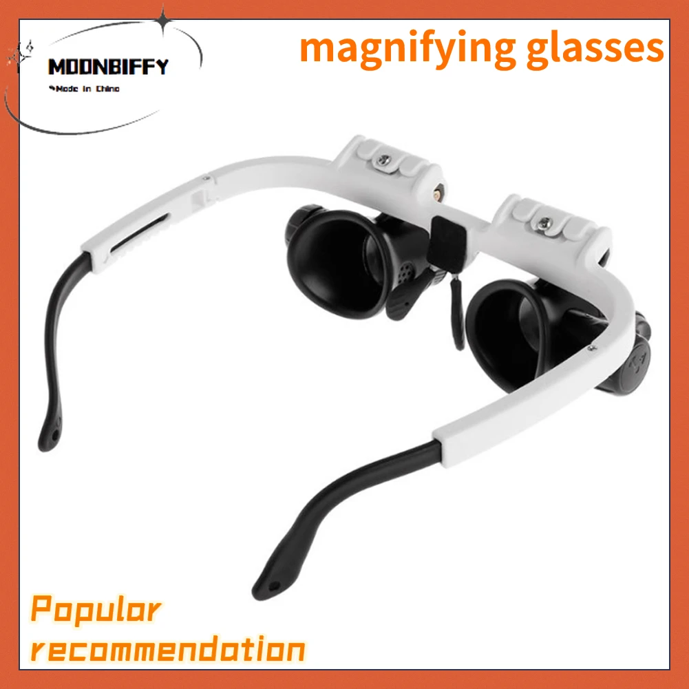 

8X/15X/23X Jeweler Watchmaker With Led Light Magnifying Glass Headband Magnifier Glasses Reading Led Magnifying Glass Glasses