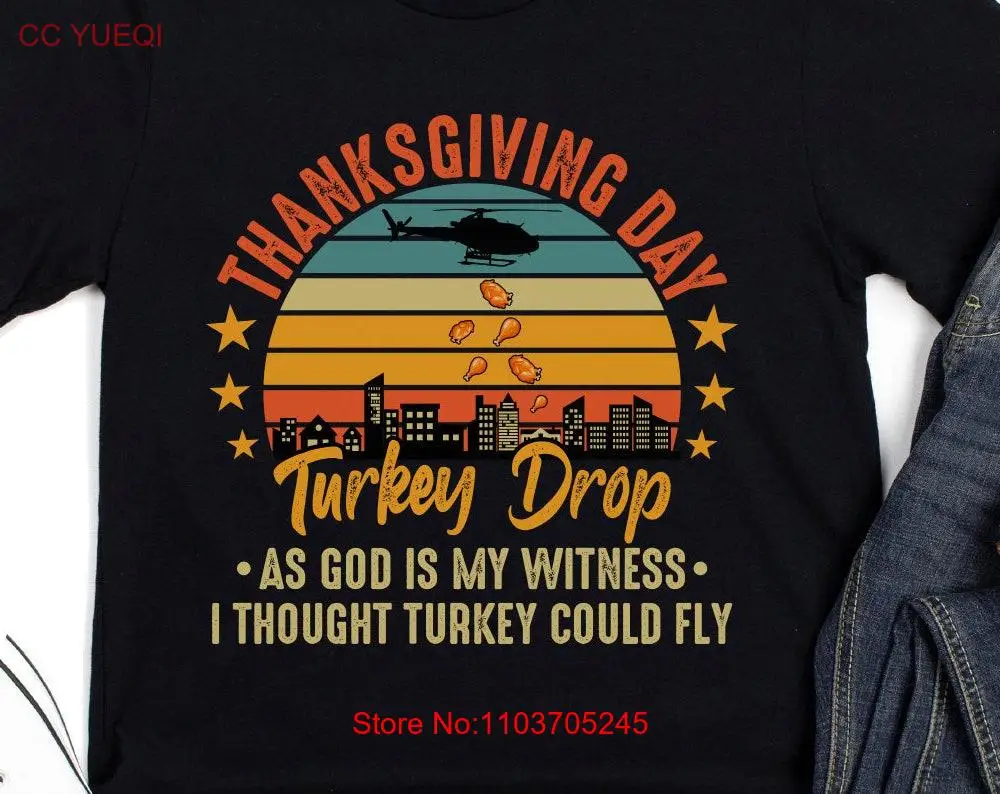 Забавная футболка на День Благодарения Турция ретро винтажный закат милый