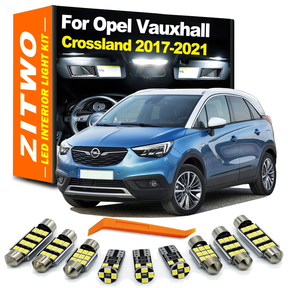 Комплект светодиодных ламп для светильник освещения для Opel Vauxhall Crossland X 2017 2018 2019 2020 2021