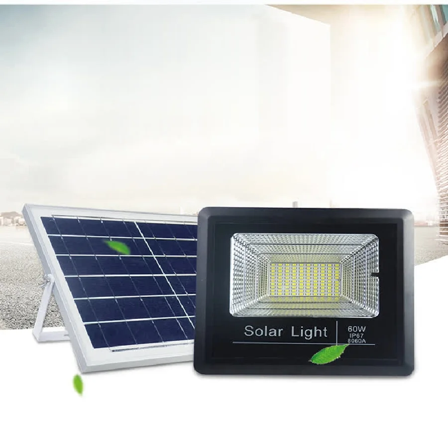 

LukLoy LED Solar Light Solar Outdoor Rainproof Remote Control Sports LED Floodlights Square Playground Courtyard