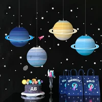 eight planets paper lanterns planet theme happy birthday party decorations kids outer space birthday party solar system planets
