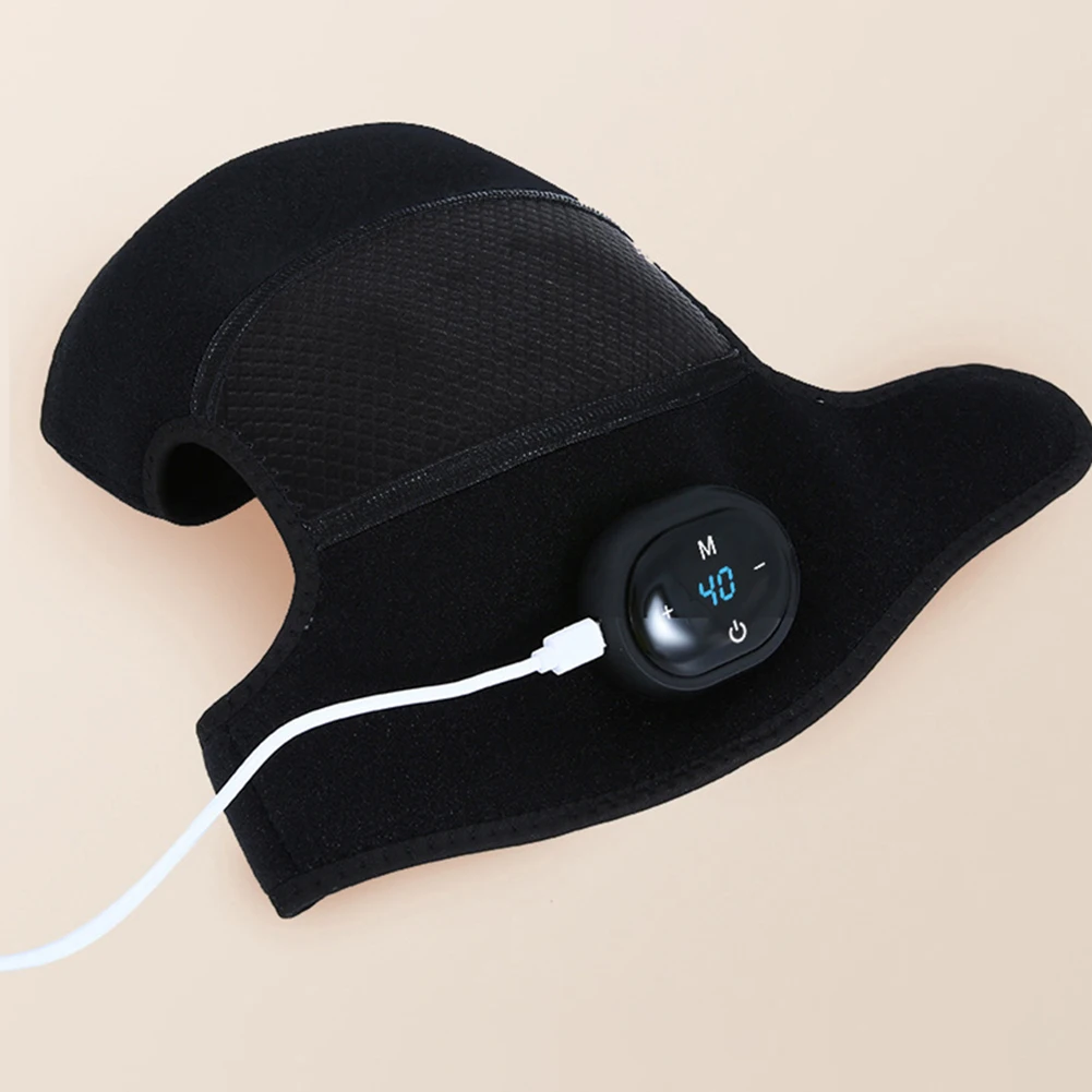 

Нагретая коленная Скоба вибрирующий массажер 2 в 1, 5 уровней нагрева, 3 зубчатая Вибрация для снятия стресса на плече и колене