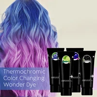 50ml thermochromic color changing wonder dye hair dye change with temperature thermo sensing shade shifting hair color wax salon