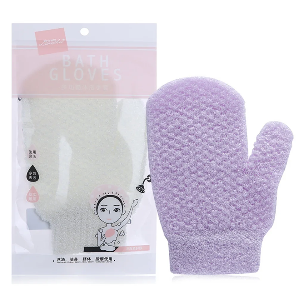 Bath For Peeling Exfoliating Mitt Glove For Shower Scrubber Bath Exfoliator Shower Puff Exfoliating Clearner Pad Body Skin SPA