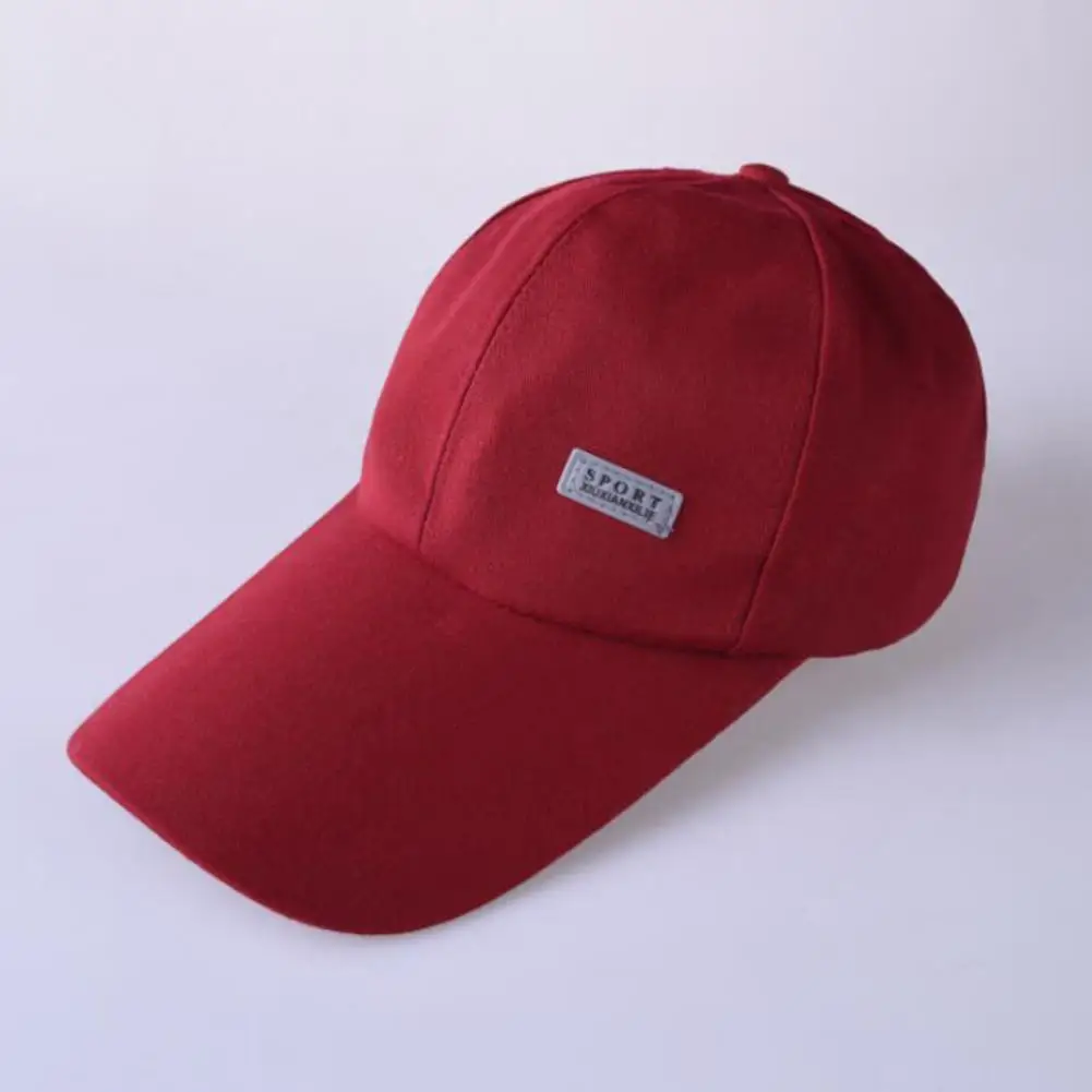 

Стильная Солнцезащитная шляпа с мягкой текстурой, Повседневная шапка с буквенным логотипом, Мужская Ретро бейсбольная шапка в стиле хип-хоп, защита от солнца