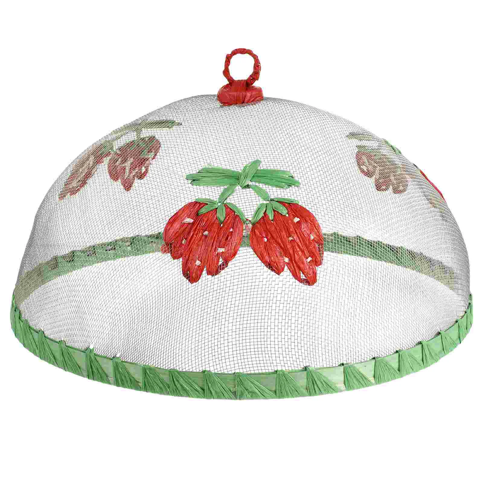 

2Pcs Outdoor Picnics Food Net Cover 30cm Indoor Plate Serving Mesh Cover Tent
