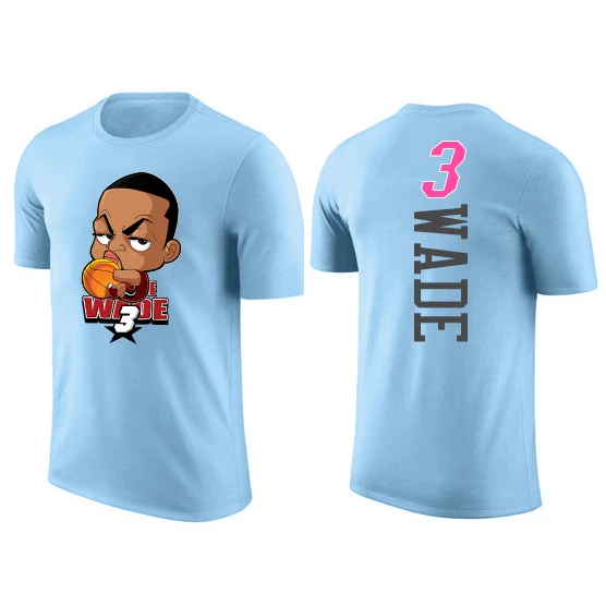 

Custom Number Name Basketball Jerseys Clothes Sweatshirt T Shirts No.3 Dwyane Wade We Have Your Favorite Logo Patter