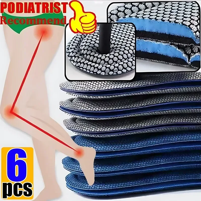 6/2 шт. стельки из пены с эффектом памяти для обуви мужчин и женщин