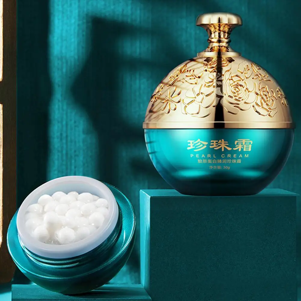 

Collagen Pearl Cream Anti Aging Whitening Moisturizing Cream Wrinkle Lifting Skin Dropshipping Care Firming Anti Brighten F X1Z6