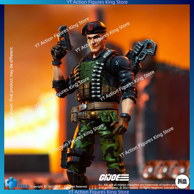 Фото В наличии: Коллекционная подвижная фигурка HIYA 1/18 Спецназ GIJOE Tiger Power Fire Stone, подарок для коллекционеров №5