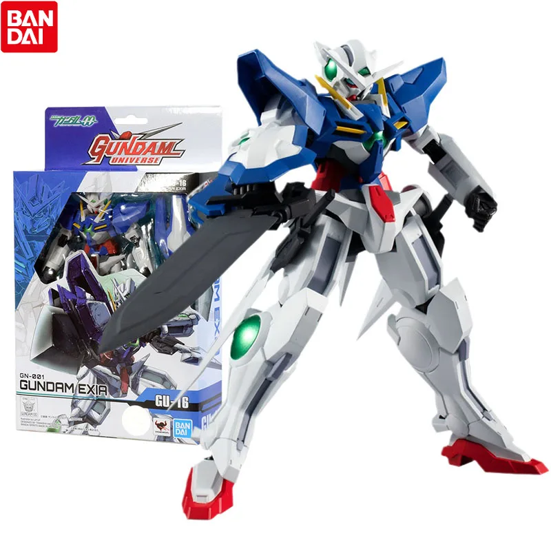 

Bandai Gundam Model Kit Anime Figure GU16 GN-001 GUNDAM Universe EXIA Version Gunpla Anime Model Action Figure Toys for Children