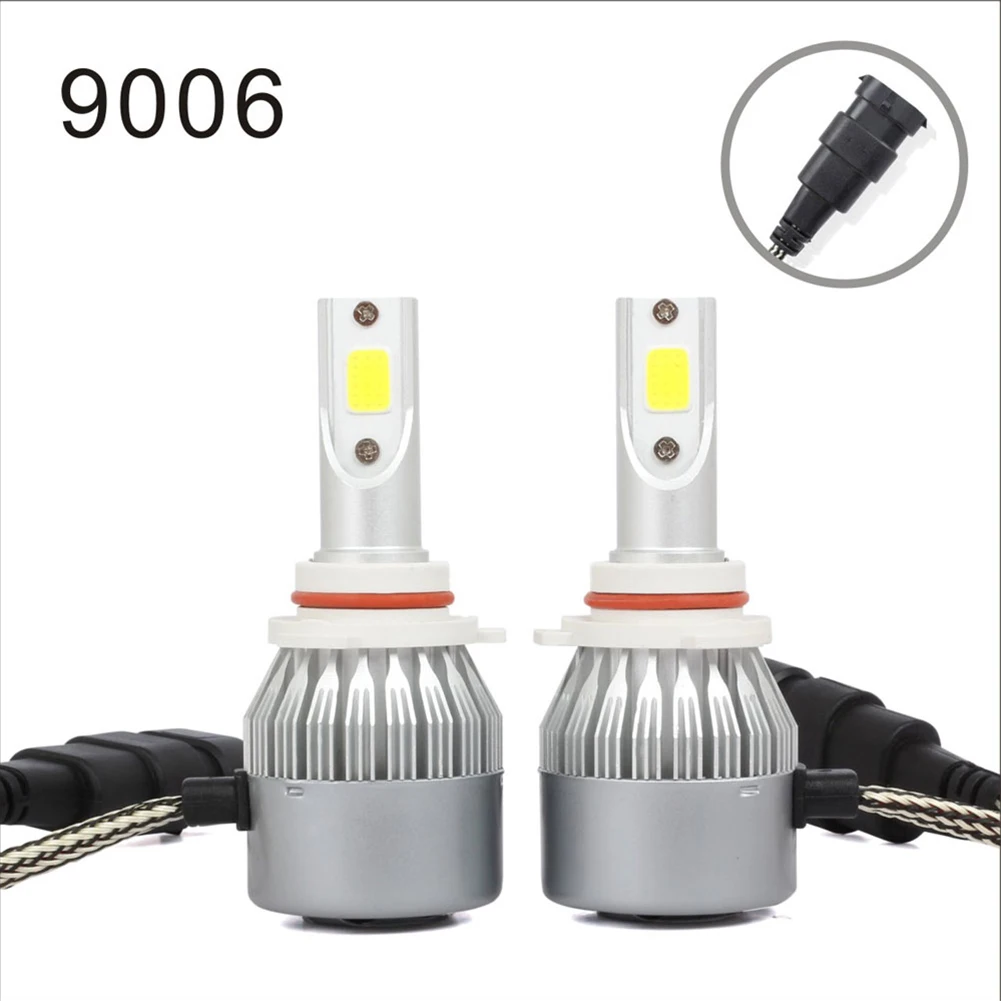 

2pcs C6 Car Headlights White 6000k Canbus Led Bulbs H1 H4 H7 H11 9005 9006 Aviation Aluminum 9-32V 36W LED Headlight Lamp