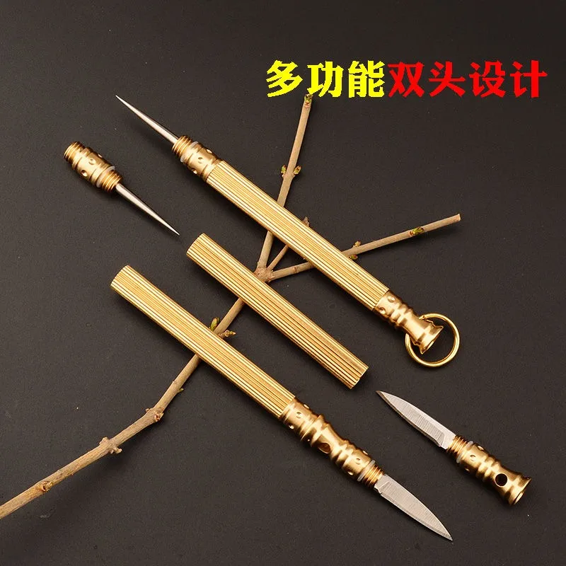 

Многофункциональный латунный Мини-нож для самообороны