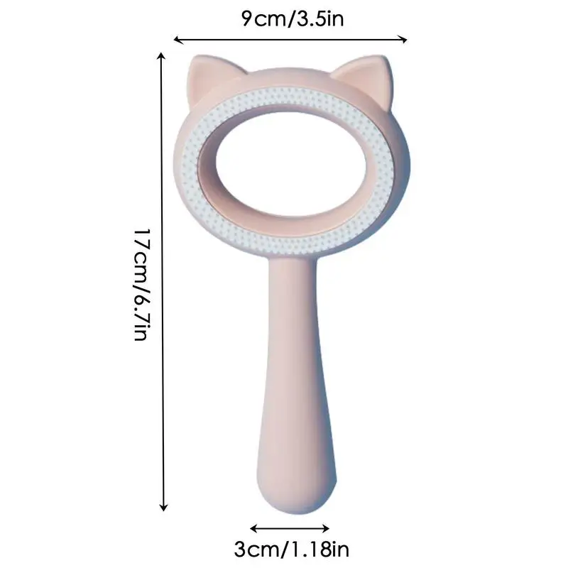 Двусторонняя щетка для удаления шерсти домашних животных груминга собак и кошек