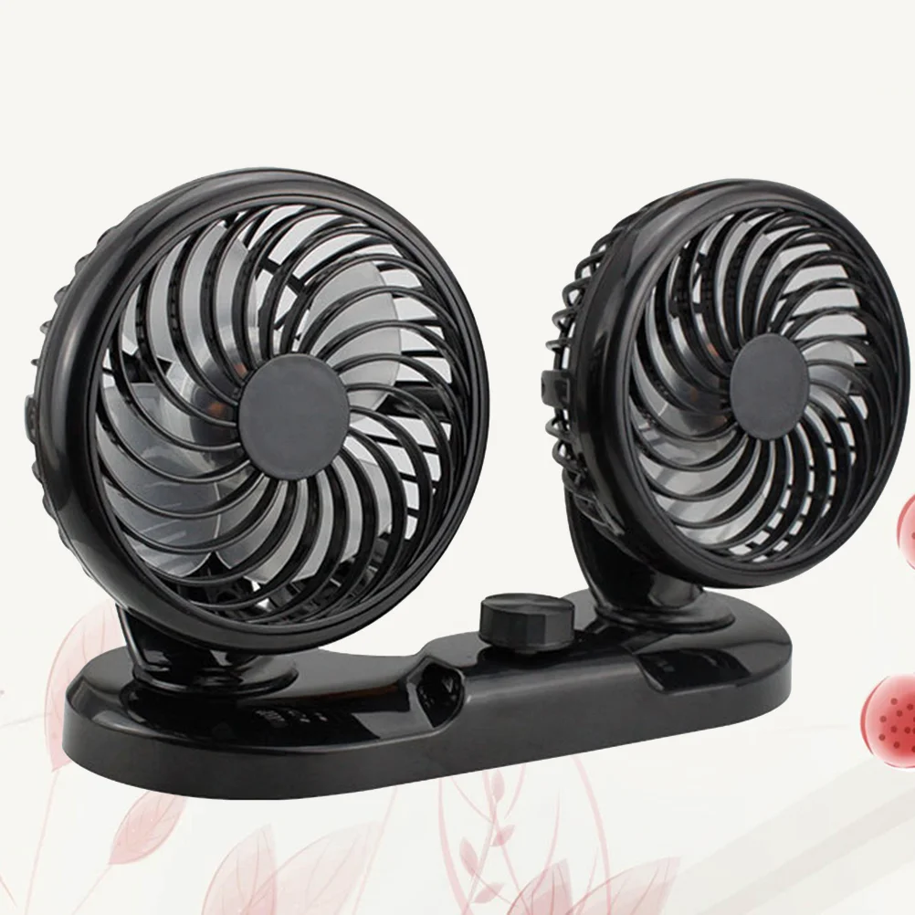 Портативный вентилятор для автомобильной приборной панели вращающийся на 360