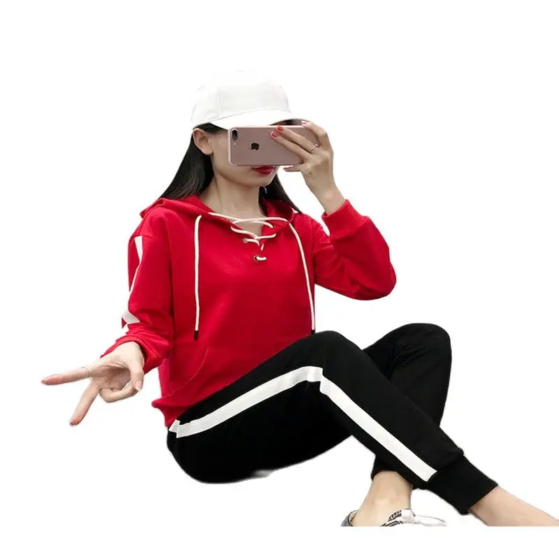 Демисезонные женские спортивные костюмы облегающие комплекты из 2 предметов