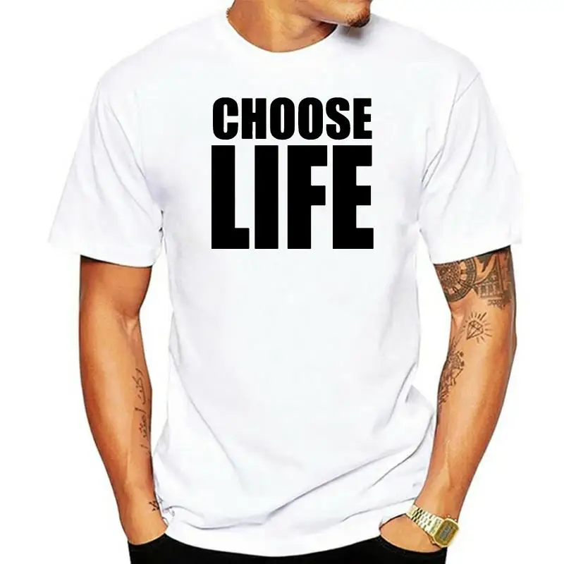 

Модная летняя футболка азиатского размера с принтом хипстер Джордж Майкл выбор жизни с коротким рукавом для крутой мужской футболки с круглым вырезом