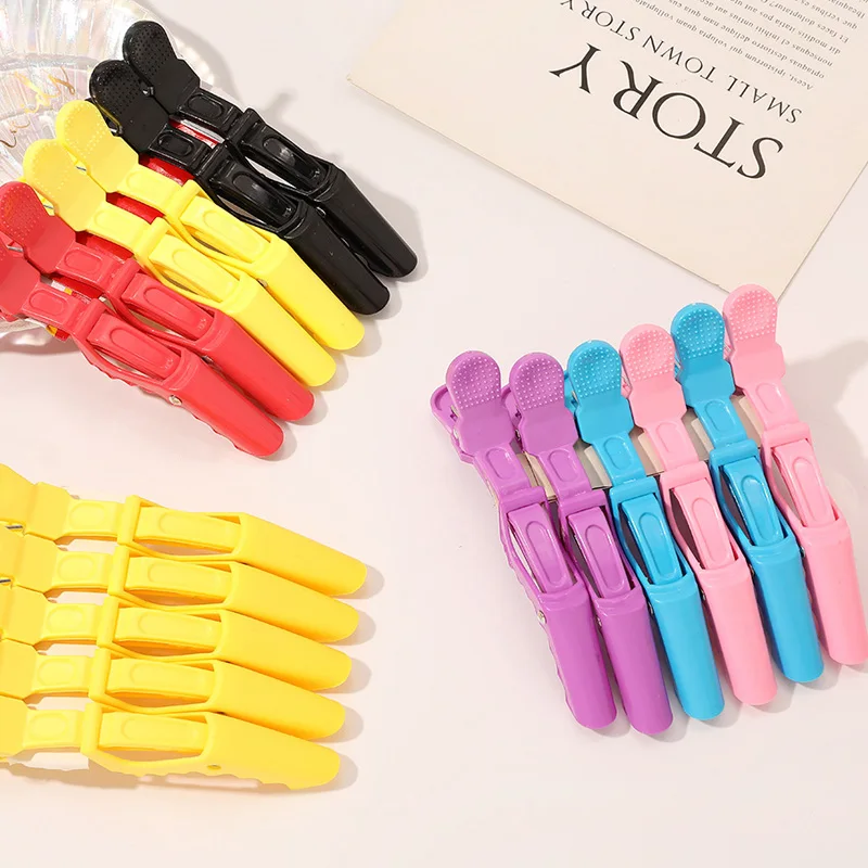 

5/6 Pcs Professional Alligator Hair Clip Clamps Hairdressing Salon Hair Grip Crocodile Hairdressing Hair Style Barbers Clips