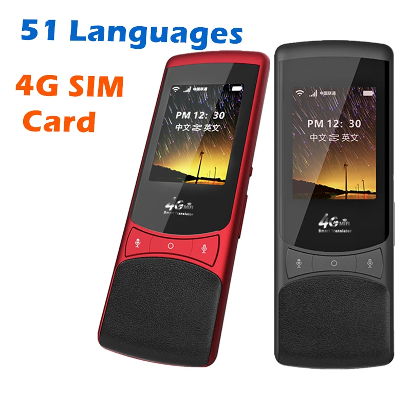 

. Hot Aliexpress 2.4 Inch Touch Screen AI 4G Portable Wireless Voice Translation