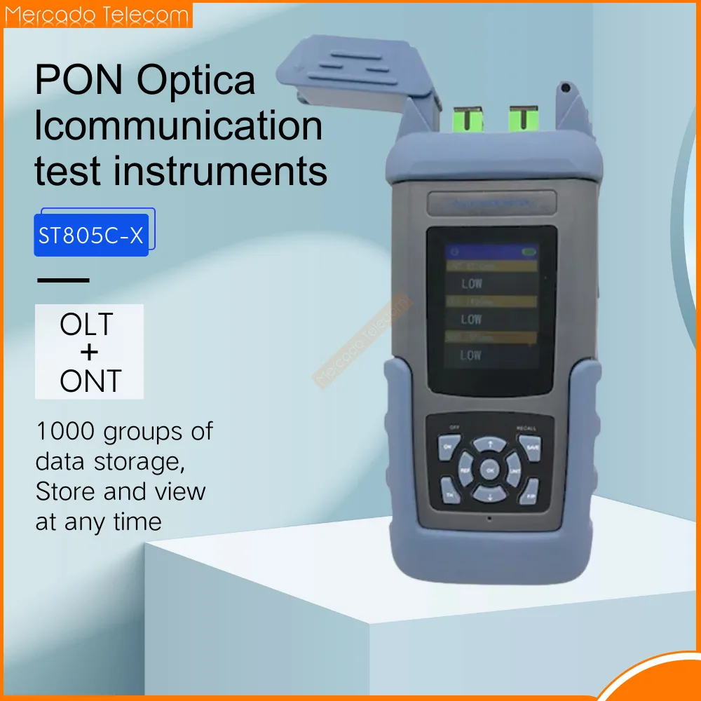 Фото SENTER ST805C-X Оптический измеритель мощности Pon GPON EPON XPON 1310 1490 1550 нм Измеритель мощности Pon №1