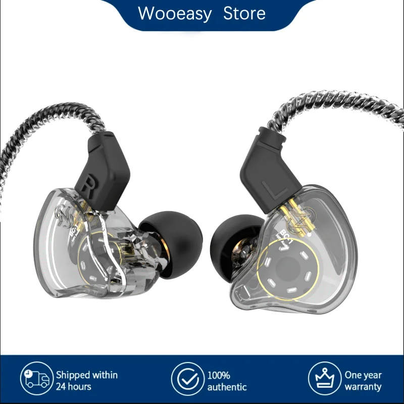 

CCZ Melody Wired Headphone DD and BA Hybrid In Ear Hifi Earphones Type C Plug With Mic 10mm Dual Magnetic Circuit DD Unit IEM