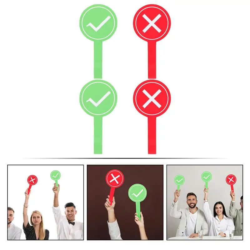 4 шт. весло для голосования учитель судьи настольная игра реквизит карты доска