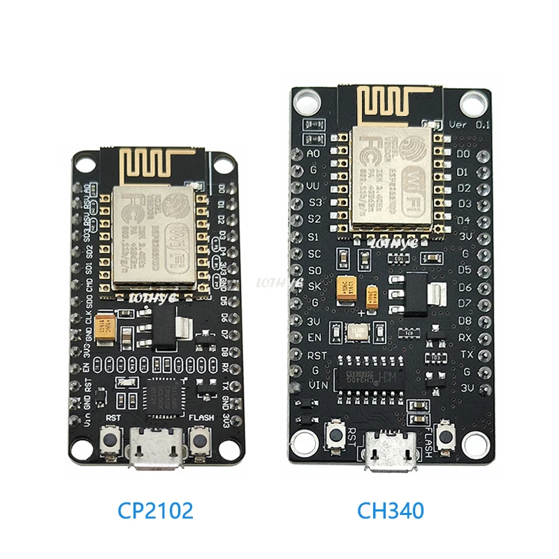 10 шт. беспроводной модуль CH340 CP2102 NodeMcu V3 V2 Lua WIFI Интернет вещей плата на основе ESP8266 стандартная с антенной Pcb