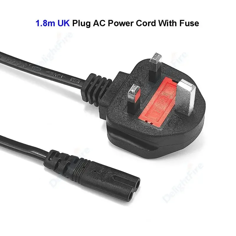 

AU EU US UK Plug Кабель питания переменного тока 2-контактный рисунок 8 IEC 320 C7 Шнур питания для ноутбука Playstation PS3 PS4 XBOX One S