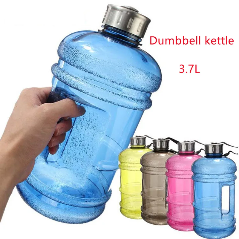 Большая бутылка для воды 3 7 л большая многоразовая пластиковый герметичный