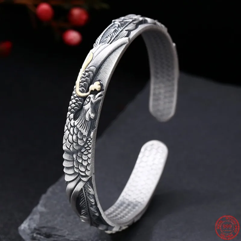 

Женский и мужской браслет из серебра 2023 пробы с фианитом