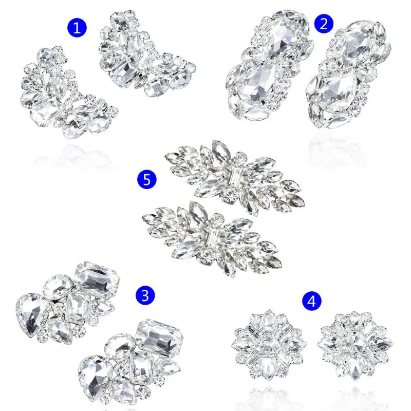 

Модные зажимы для обуви для туфель с жемчугом стразы цветок кристалл для вечерние ринки свадьбы аксессуары для обуви Зажимы «сделай сам» Св...