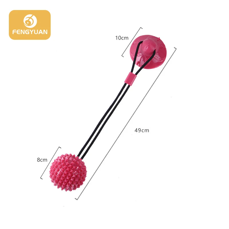 New 2022 Dog Toys Bite-resistant Teething Pet Puppies Biting Themselves Playing Sucker Tug-of-war Pull Ball Accessories |
