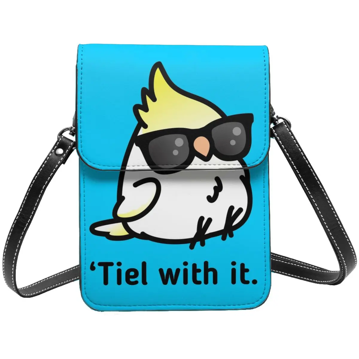 

Сумка на плечо Tiel With It для солнцезащитных очков, школьная Женская сумочка в стиле ретро для учеников с птицами