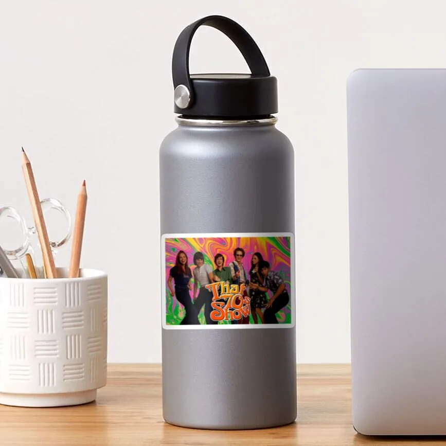 

That 70's Show Gang Sticker Sticker for Laptop Decor Bedroom Car Cute Cartoon Art Fashionable Public Suitcase