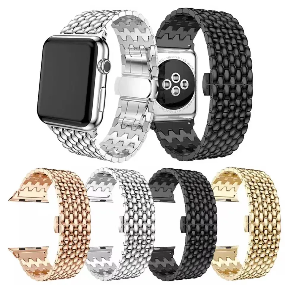 Metal Strap For Apple watch band 49mm 45mm 41mm 42mm 44mm 38mm Bracelet Wristband For iWatch series UItra 8 7 6 5 4 3 SE Correa