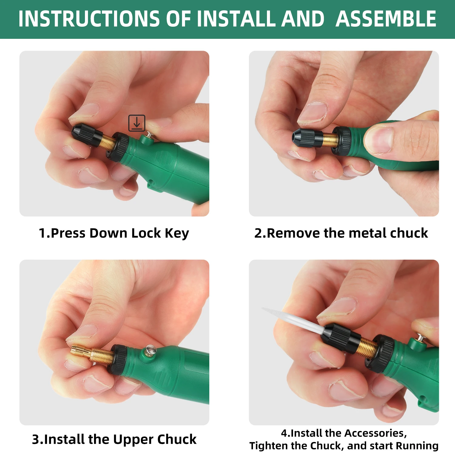 Мини-шлифовальный станок с регулируемой скоростью USB-зарядка электрическая