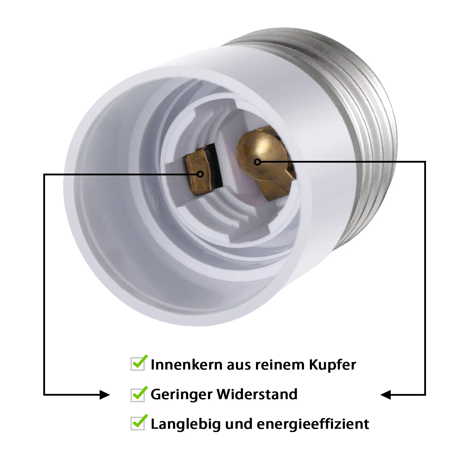 

E27 TO E14 Practical Lamp Holder Portable Converter 110V Base Socket Changer Fireproof Screw Mouth Adapter LED Lamp