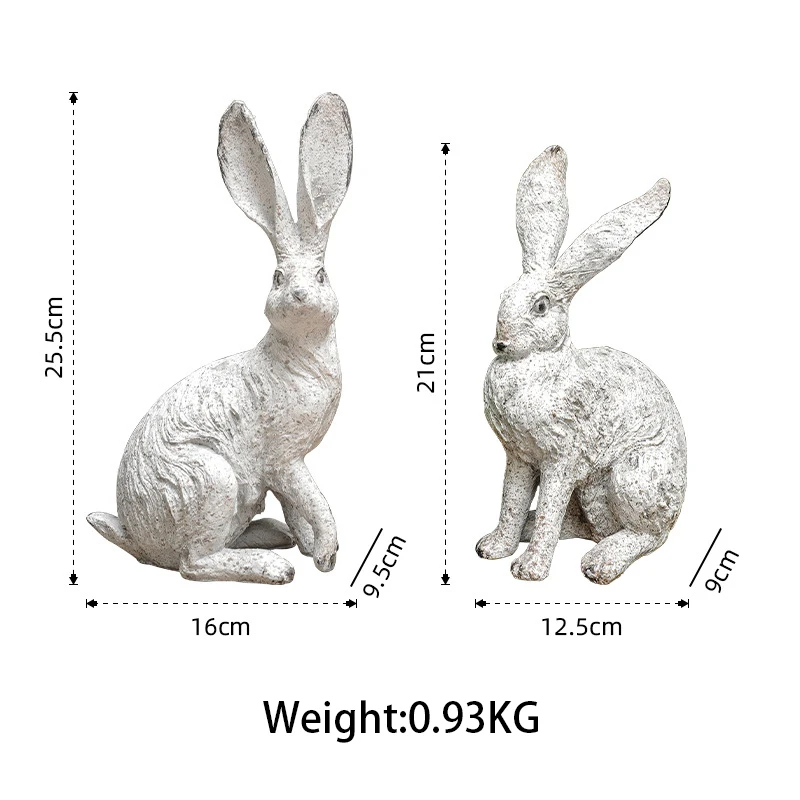 

Садовый кролик из канифоли