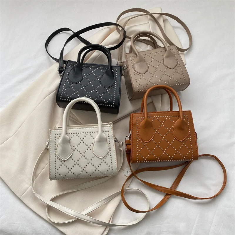 

Новинка 2023, модная сумка на плечо, клетчатые дамские сумочки из искусственной кожи, дизайнерские сумки через плечо для женщин, женская сумка